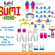 3.png [KABBIT BJD] - Sumi the Robo Rabbit Kabbit Ball Jointed Doll - (For FDM and SLA Printers)