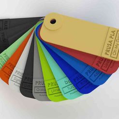 Render_5.jpg Free STL file Material Swatches・Design to download and 3D print