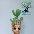 planter baby groot