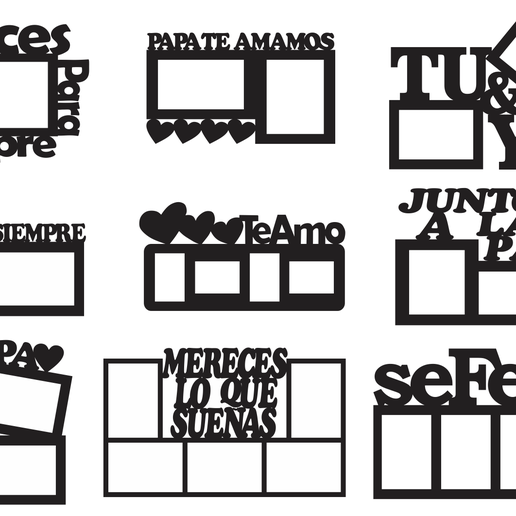 2020-04-29-8.png Vectors Laser Cutting - 80 Frames With Frames Assorted