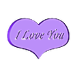 i_love_you.stl Сердце с буквами, которые можно менять