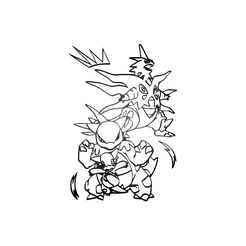 kangaskhan-tyranitar.png Fichier STL art mural tyranitar kangaskhan pokemon・Design à télécharger et à imprimer en 3D