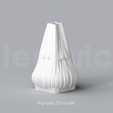 C_4_Renders_1.png Niedwica Vase Set C_1_10 | 3D printing vase | 3D model | STL files | Home decor | 3D vases | Modern vases | Floor vase | 3D printing | vase mode | STL  Vase Collection