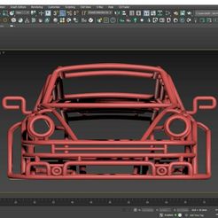 1.jpg STL file Porsche 911 wireframe・3D printable model to download