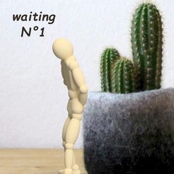 attente-1.jpg Fichier STL Umen waiting 1・Modèle imprimable en 3D à télécharger