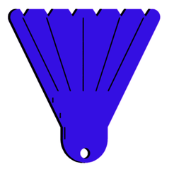 thumb2.png Free STL file Keychain flying bad・3D print model to download