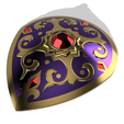 Radient-Shield-v1.png GERUDO Radient Shield STL FILES [Legend of Zelda: Breath of the Wild]