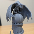 Screenshot-2026-06-04-171611.png Epic Dragon on Castle Tower - Fantasy Diorama