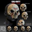 GHOST-VORTES-MASK-CAPA.jpg Ghost Voorhees Simon Riley Hockey Mask - Call of Duty - WARZONE - STL model 3D print file - Fan Made