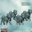 MortTa LEGION UNDEAD HORSES Morta Legion - Morta Lancers
