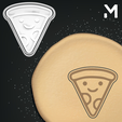 Kawaiipizza.png Cookie Cutters - Cute Food