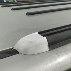 IMG_20221014_132012.jpg STL file railing plug on the roof of a Mitsubishi Montero car・3D print object to download
