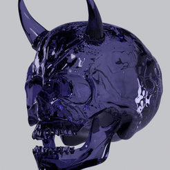 calavera-2.png Fichier STL Crâne avec cornes・Design à télécharger et à imprimer en 3D, Zahid