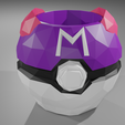 1-Copy.png Lowpoly And Normal Version of Pokeball penstand / Vase Collection