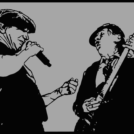 STL file AC/DC wall decoration 🎨 ・3D printable model to download・Cults