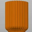 2.jpg Vase / Candle Holder 2in1 Rippeld modern 2023 Design (Ripples many straight)