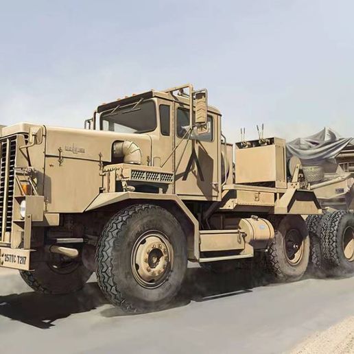 🧸 M911 C-HET and M747 Heavy Equipment Semi-Trailer・ STL File for