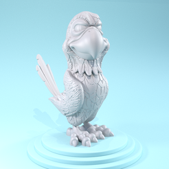parrot.png 3D file PARROT FIGURINE・3D printable model to download