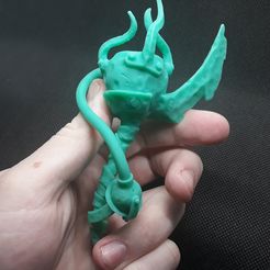 1.1.jpg STL file Brute staff・3D printing design to download