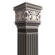 Wireframe-High-Column-Capital-01202-3.jpg Column Capital 01202