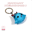 CATRAT2.png Key Ring Squeegee - 3D Model