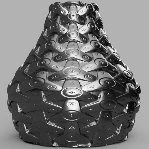 Mechanical Vase - 3D model önizlemesi