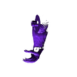 left arm.stl STL file MUFTAK, (TALZ) VINTAGE STAR WARS ACTION FIGURE, KENNER 3.75", 6" CREATURE CANTINA ALIEN PATRON, 5 POA, 1/18, 1/6・Design to download and 3D print