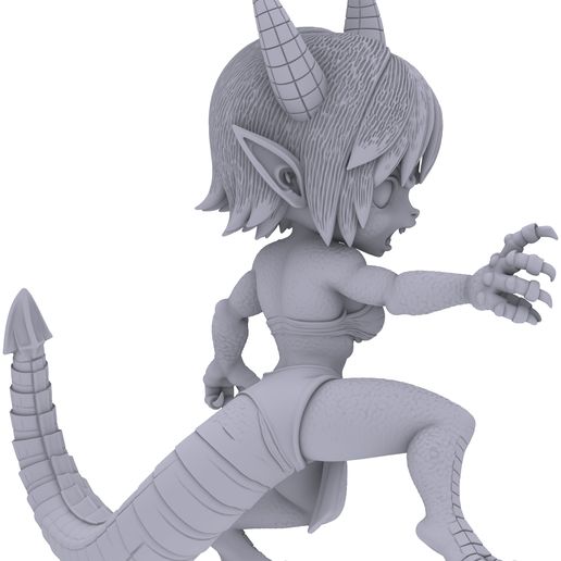 6.jpg Sweet Mini Funny Demon Lady Chibi