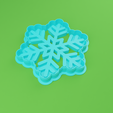 snow-flake-2.png Christmas Cookie Cutter STL Files: Santa, Reindeer, Snowman & More | Instant Download for 2023