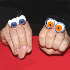 Fingers Puppets_v2_C3D.jpg Fichier STL [JOUET] Marionnette de doigts・Modèle pour impression 3D à télécharger