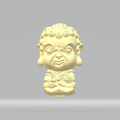 1.png STL file Fudo Myo - Acala 3D print model・Model to download and 3D print