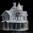 BP1.png Файл STL N-Scale Дом "Бриджпорт" в масштабе 1:160 STL-файлы・Модель для печати в 3D скачать