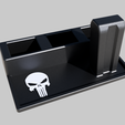 Punisher-Plus-3.png Punisher Themed Pistol and magazine stand safe organizer