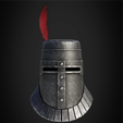 SolaireHelmetFrontal.png Dark Souls Solaire of Astora Helmet for Cosplay