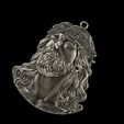 Jesus-Head-pendant-Diamond-5.jpg Pendente Cabeça de Jesus Diamante