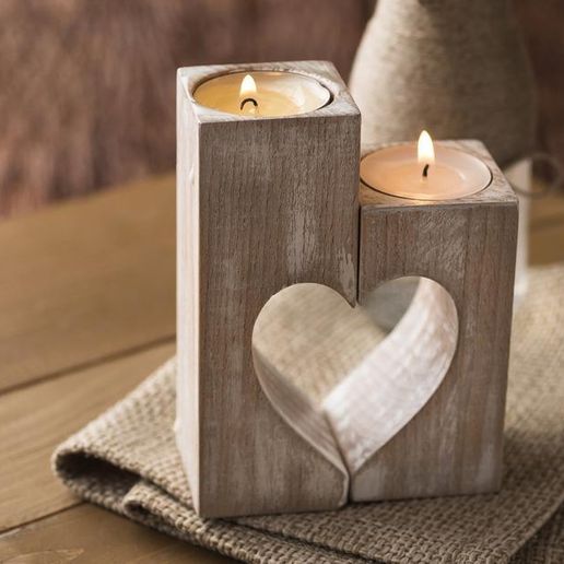 heart candlelight holder 3D model