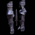 0011.jpg SOUL OF CINDER Arm Gauntlets Armor STL Fan Art Model