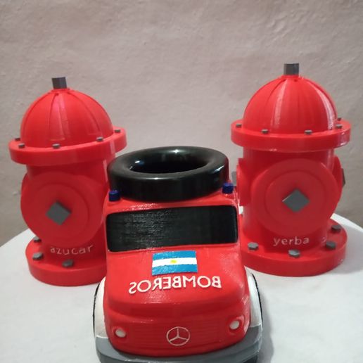 Fire Truck Set 3D model