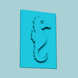 s6-a.png Stamp 06 - Sea Horse - Fondant Decoration Maker Toy