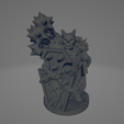 Death Knight Triple Flail.png STL file Death Knight With Triple Flail・3D printer model to download