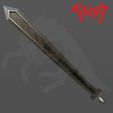 3.jpg Guts' Raider Sword from berserk 3d model