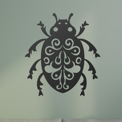 Ladybug-2.png Fichier STL Art mural de la coccinelle・Design pour impression 3D à télécharger