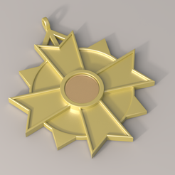 tuxido_mask_medallion.png 3D file Sailor Moon - Tuxido Mask / Endymion Medallion・3D printer design to download