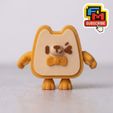 InShot_20260413_091715541.jpg Flexi Dog Toasty – Articulated Toy | 3MF | Easy Print | No Supports
