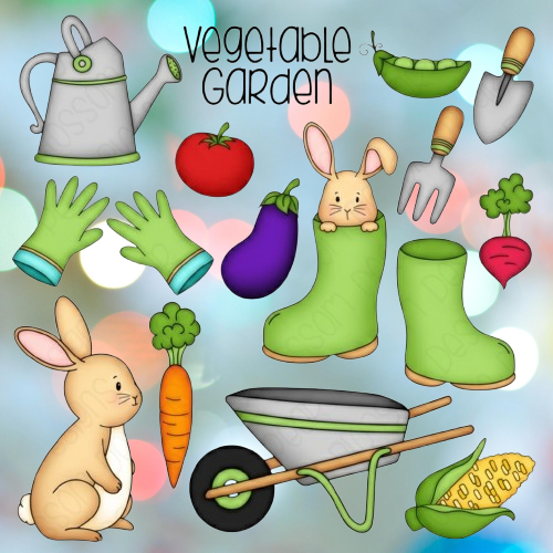 Vegetable Garden Cookie Cutter Set