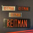 Reitman1.jpg Ghostbusters Ivan Reitman Nametag Keychain