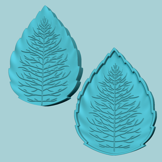 Peaked Leaf - Molding Arrangement EVA Foam Craft 3D model