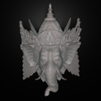 2.png Ganesha Wooden Head