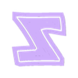 Z.stl Lion King Alphabet 3,5 cm