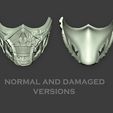 635462.jpg Scorpion mask for face from Mortal Kombat 2021 3D print model